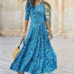 Peruvian Collection Maldives Maxi Dress. Extra Small.